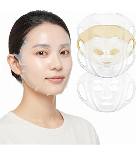 Amazon.co.jp: DAISO Silicone Mask 潤シリコーンマスク3D（ホワイト